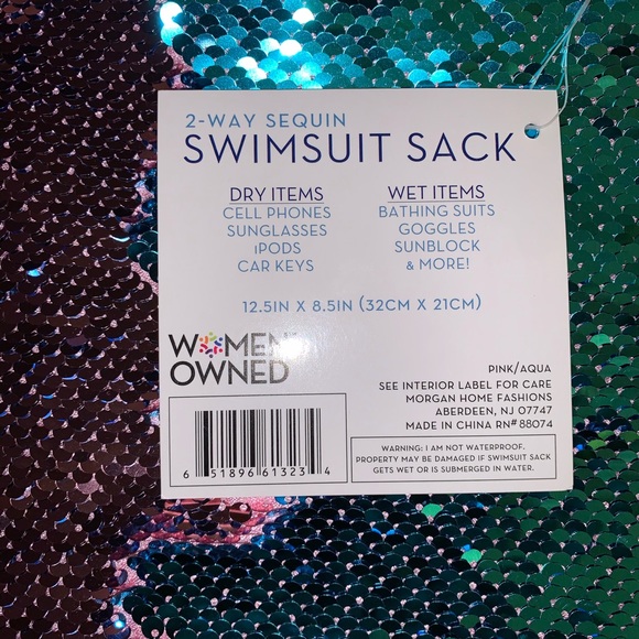 2-Way Sequin Swimsuit Sack - Picture 5 of 5
